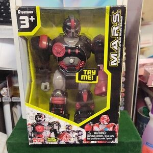 MARS Robot Toy - Black and Red New in Box